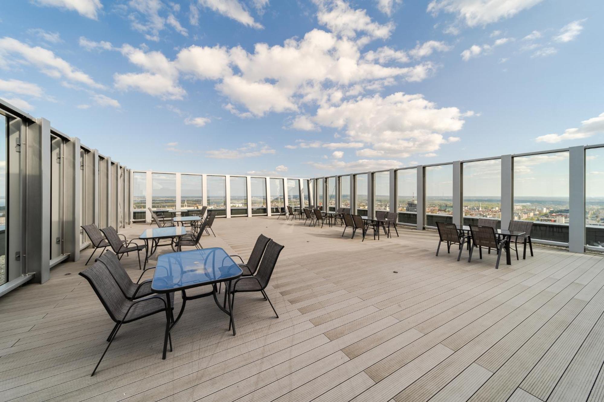 Hanza Tower Apartment No. 524 - Swimming Pool, Jacuzzi, Balcony シュチェチン エクステリア 写真