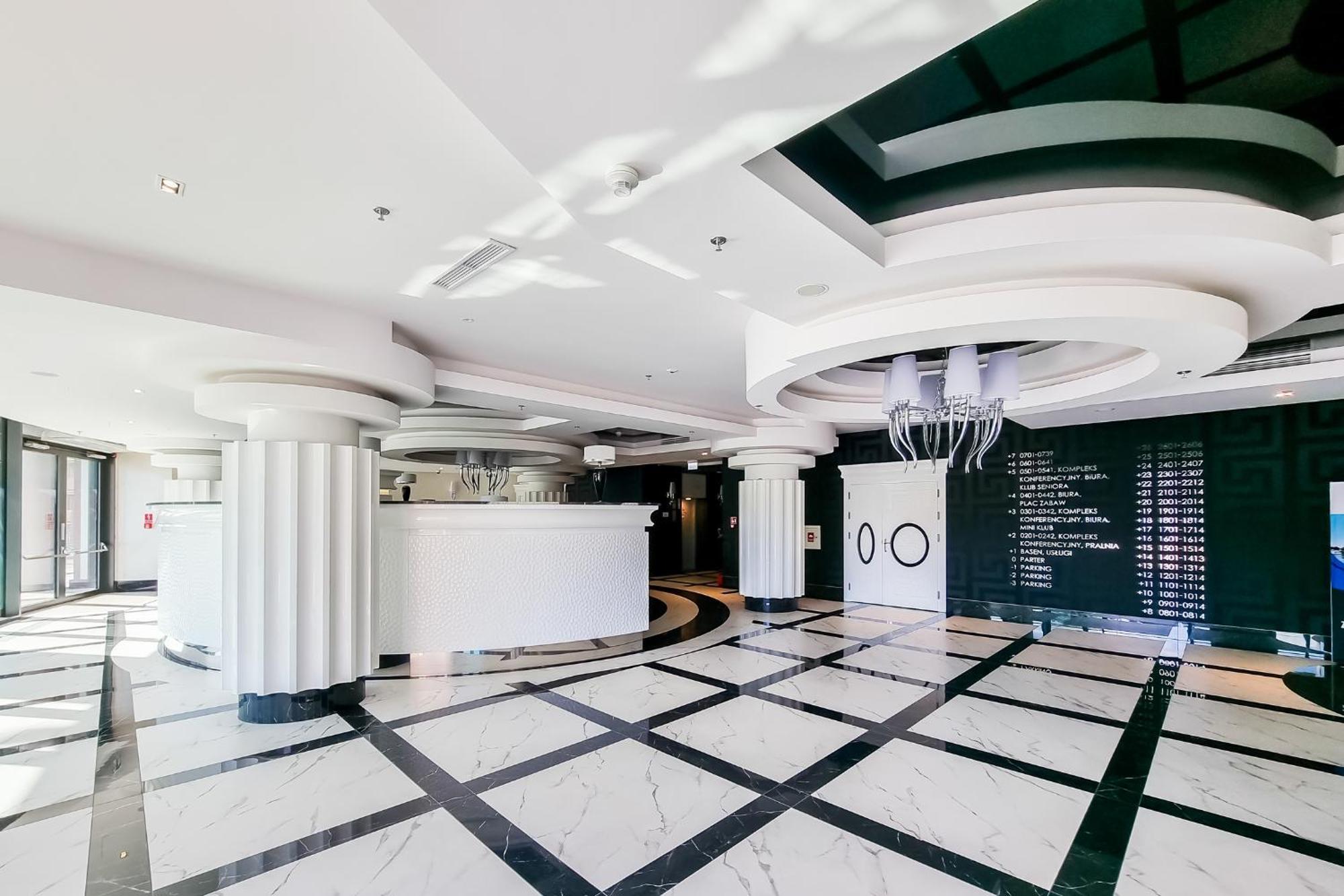 Hanza Tower Apartment No. 524 - Swimming Pool, Jacuzzi, Balcony シュチェチン エクステリア 写真